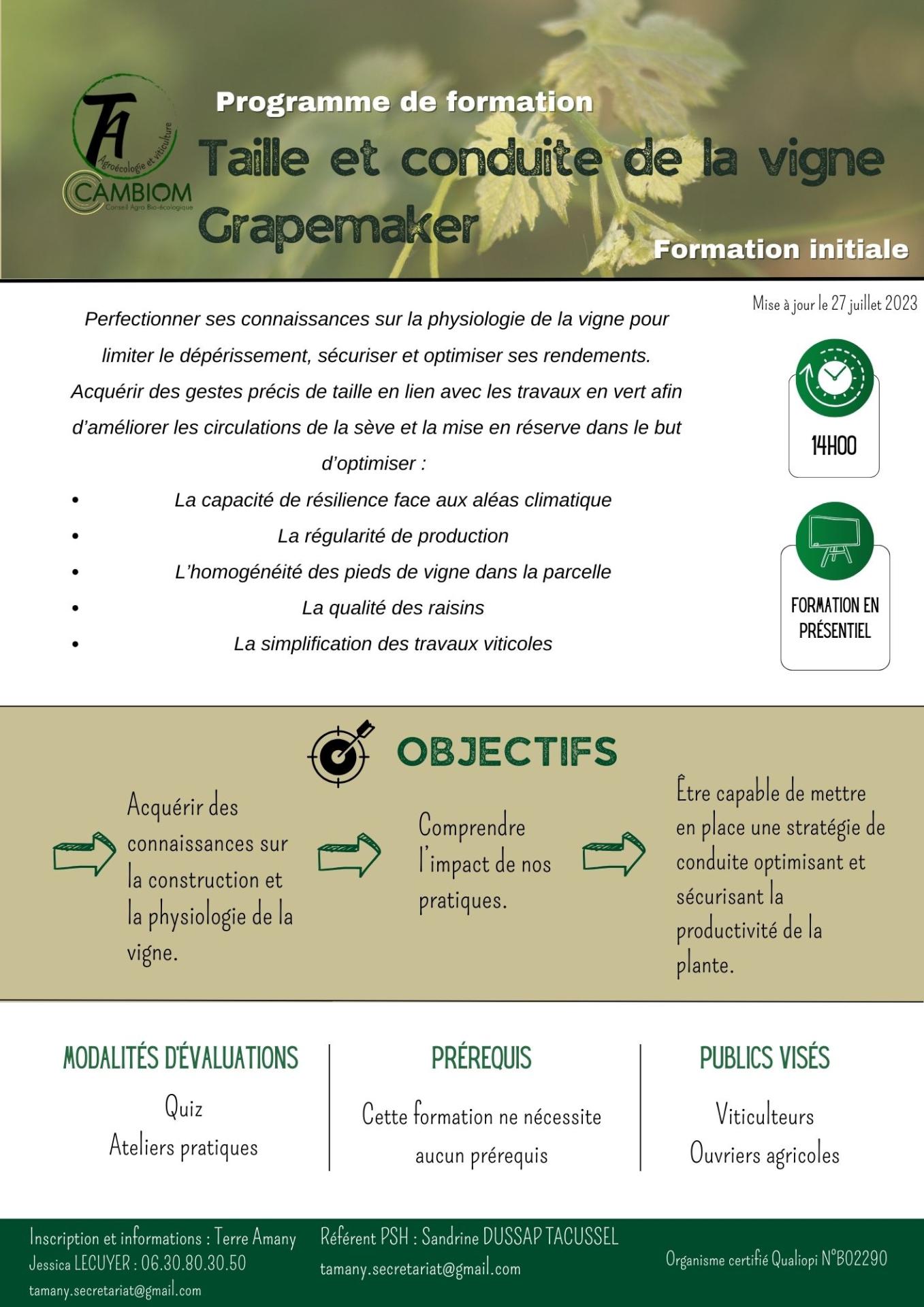 Programme initiale 1